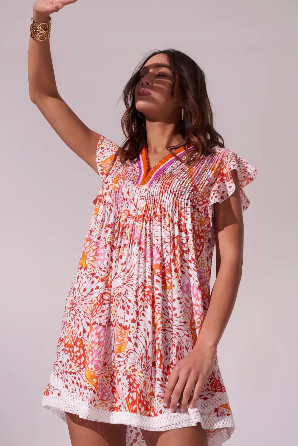 V Mini Dress with Print sold by Sand Dollar product image thumbnail 2