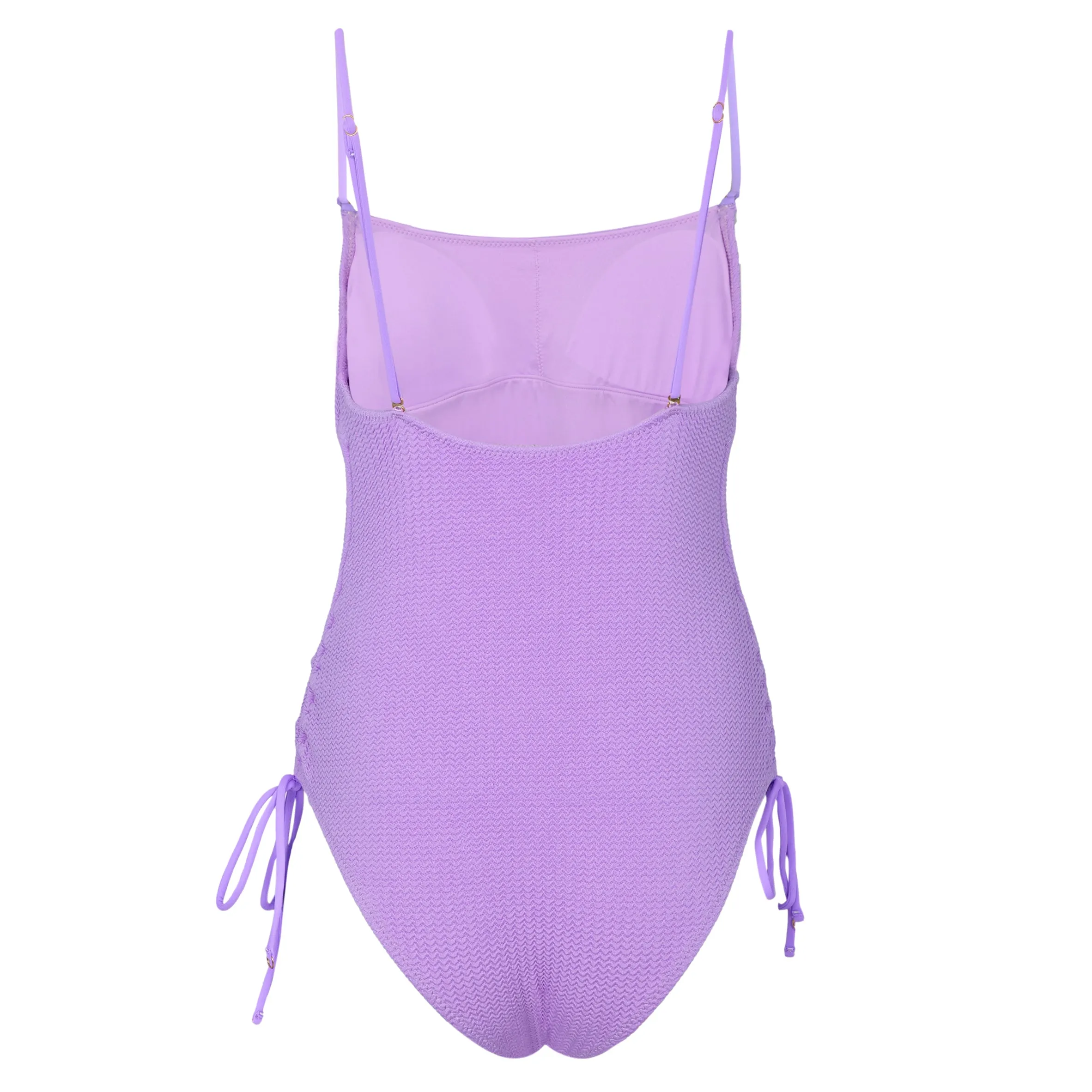 Sea Dive Scoop Neck Drawstring Side One Piece Wild Rose sold by Sand Dollar product image thumbnail 2