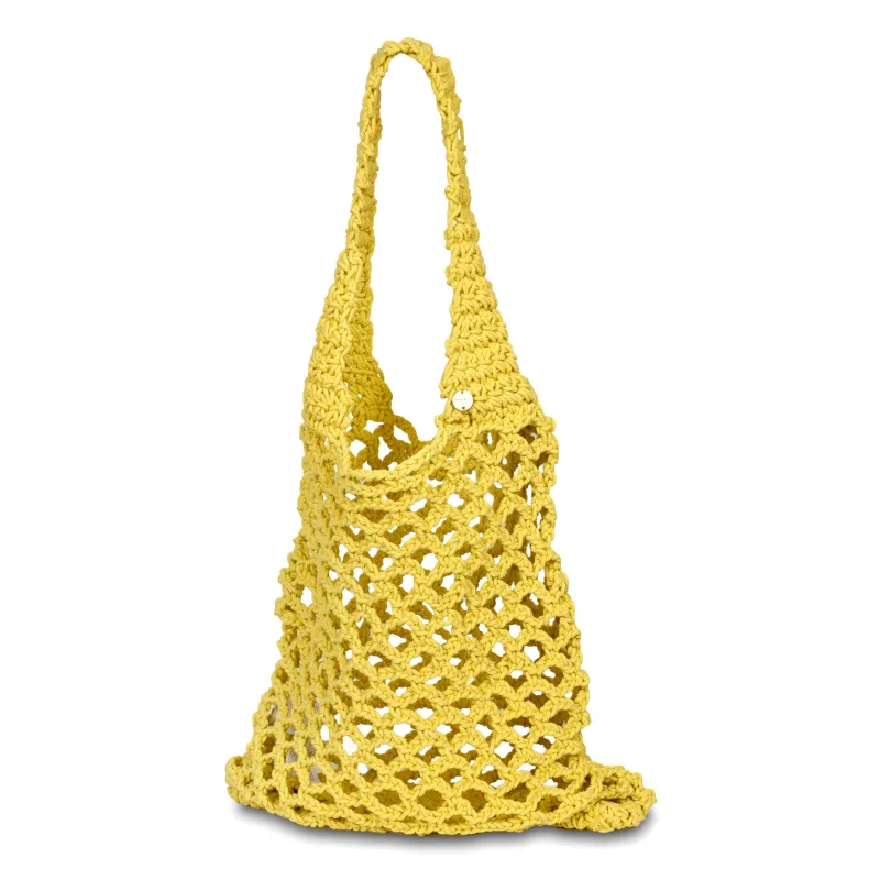 Carried Away Plaited Rope Tote Celery sold by Sand Dollar