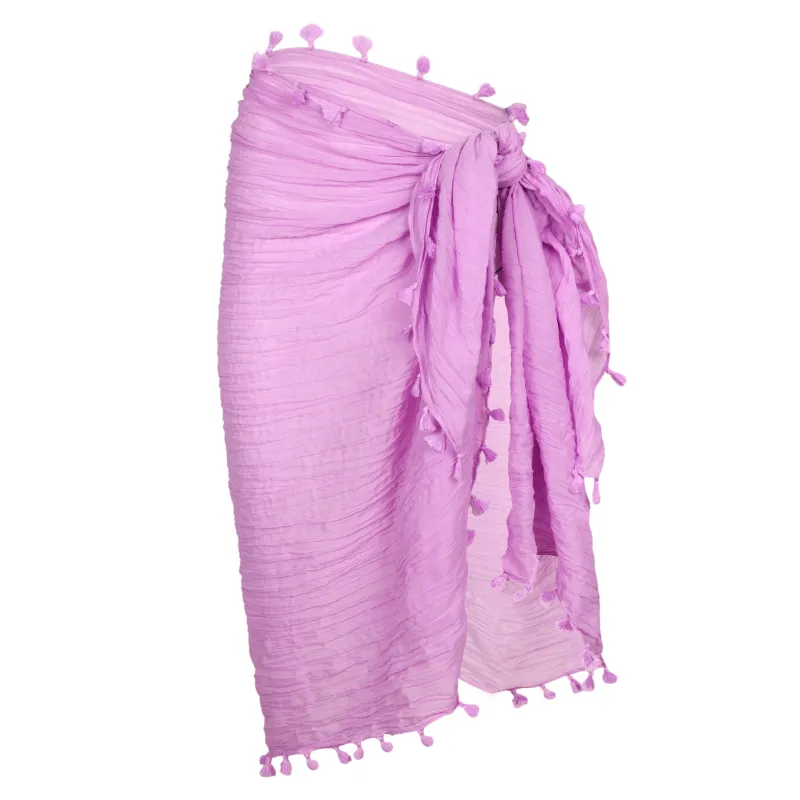 Beach Edit Cotton Gauze Sarong Wild Rose made by Seafolly