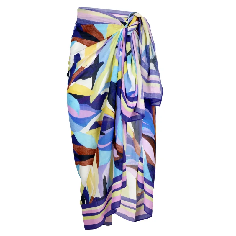 Tropfest Pareo Sarong True Navy made by Seafolly