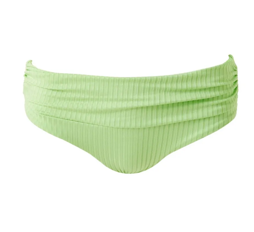 Fold Over Bikini Bottoms in Lime sold by Sand Dollar