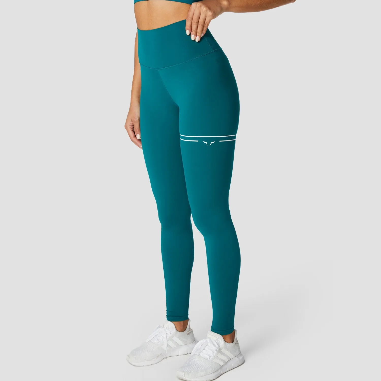Flux Leggings Teal sold by Sand Dollar