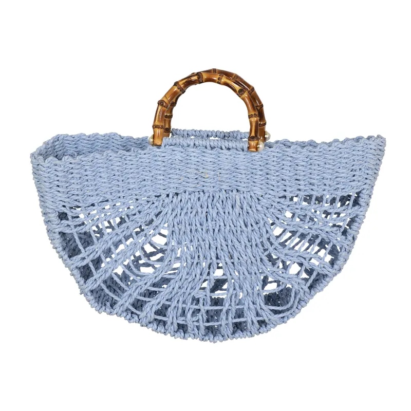 Charlotte Hand Bag Periwinkle made by Sand Dollar