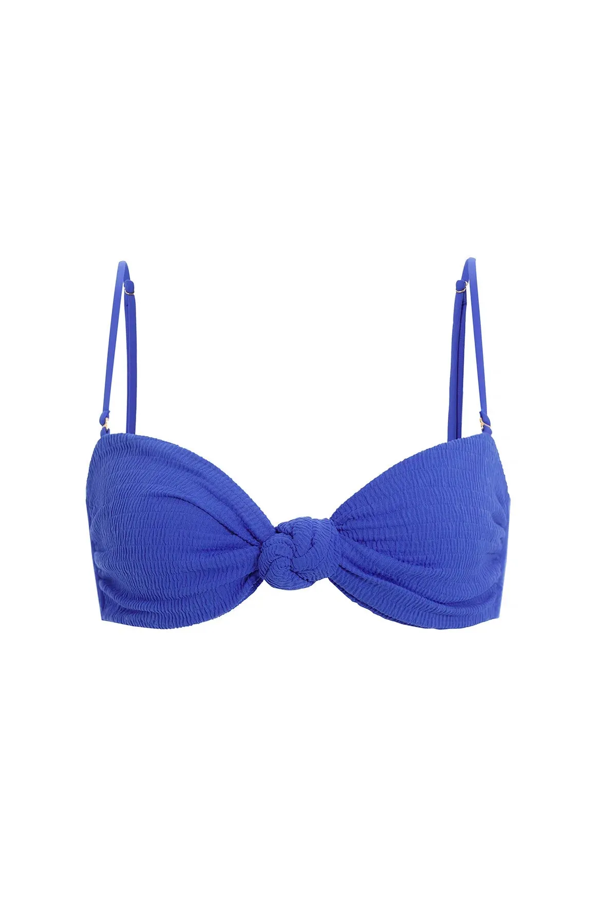 Lucille Nautical Blue Bikini Top sold by Sand Dollar