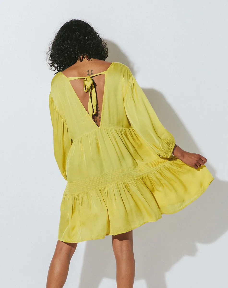 Adelyn Mini Dress Chartreuse sold by Sand Dollar product image thumbnail 2