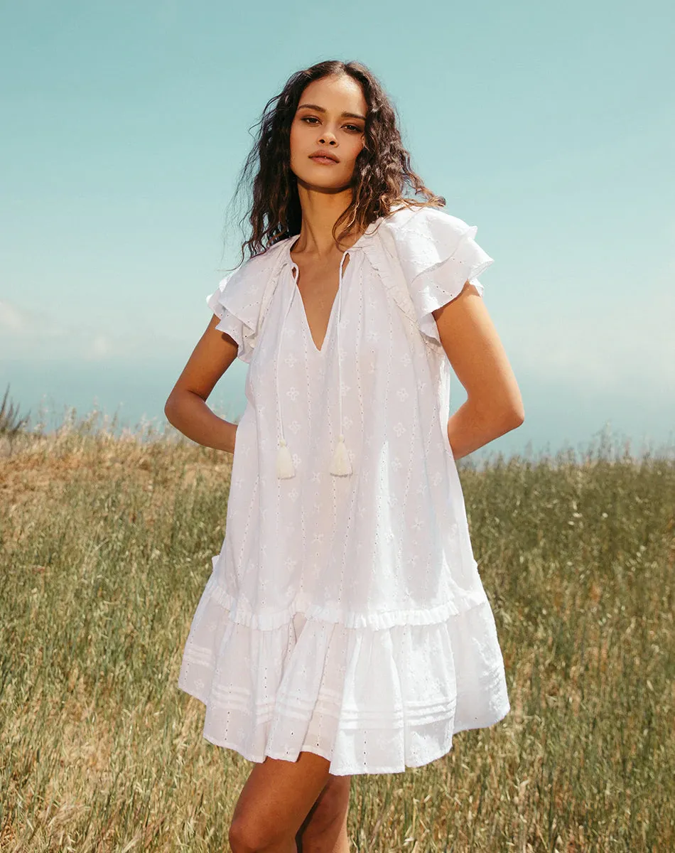 April Mini Dress White sold by Sand Dollar