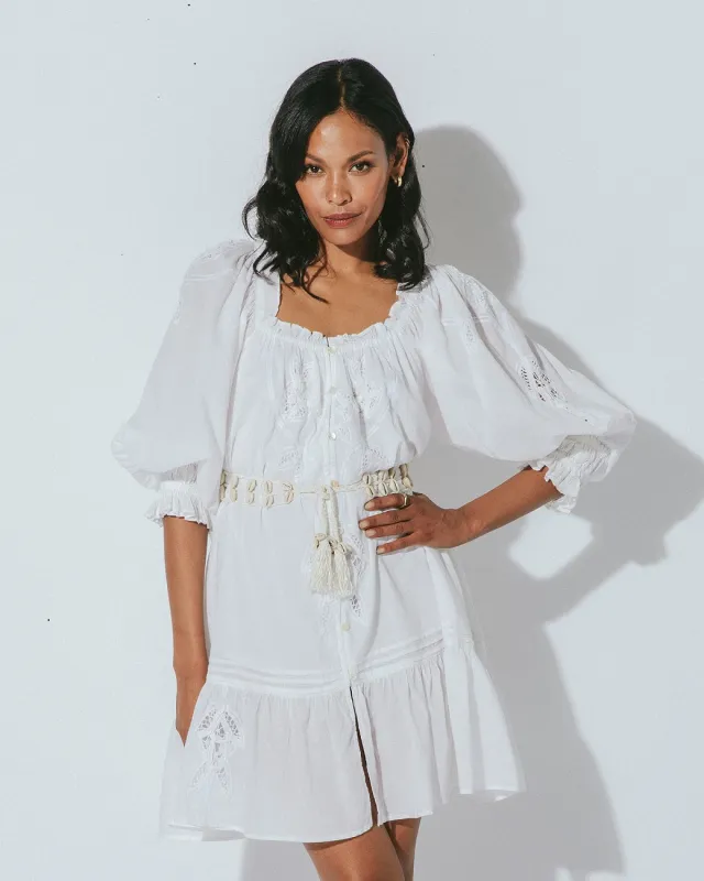 Adalee Mini Dress Ivory sold by Sand Dollar