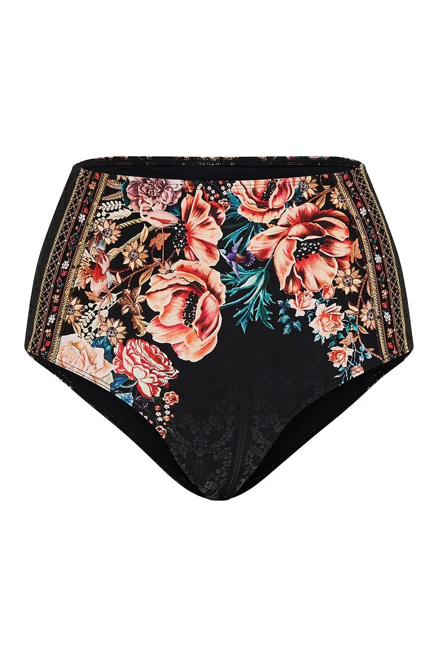 High Waisted Bikini Bottoms in Floral Print sold by Sand Dollar product image thumbnail 2