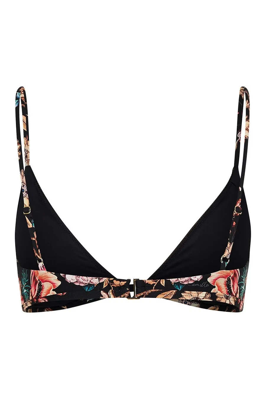 Embellished Bikini Top in Black Floral Print sold by Sand Dollar product image thumbnail 3