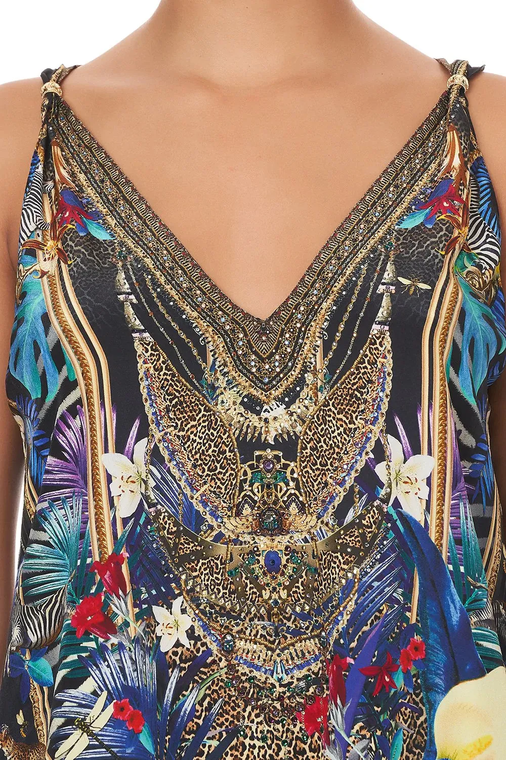 Tank Top With Strap Bead Detail Rainbow Room sold by Sand Dollar product image thumbnail 3