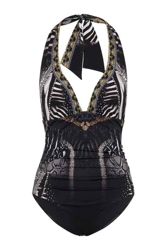 Halter One Piece With Gathering Quechua King sold by Sand Dollar