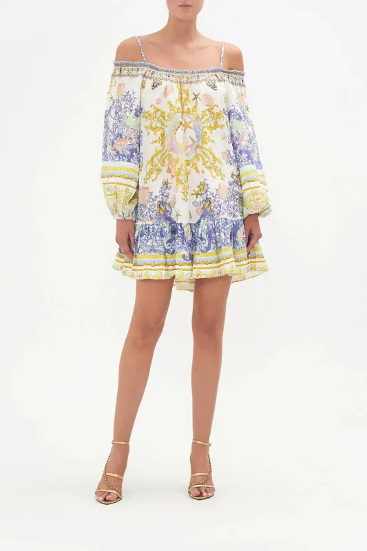 Off Shoulder Dress With Straps Star Of The Sea sold by Sand Dollar