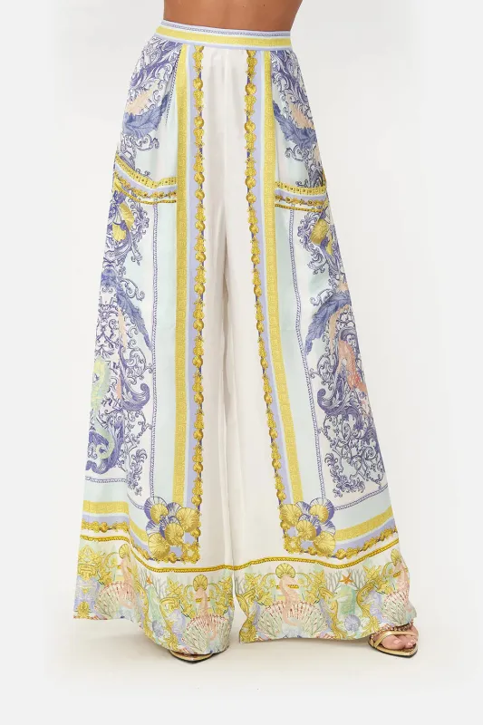 Wide Leg Trouser Front Pockets Star Of The Sea made by Camilla