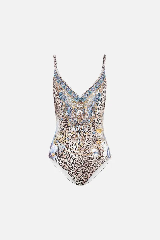 V Neck Underwire One Piece Sea Horse Sonnet made by Camilla