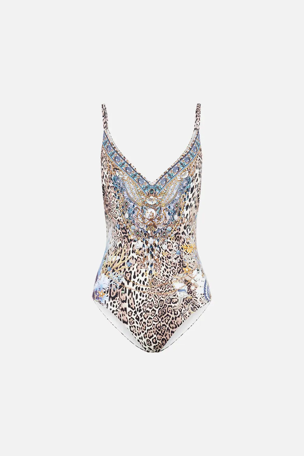 V Neck Underwire One Piece Sea Horse Sonnet sold by Sand Dollar