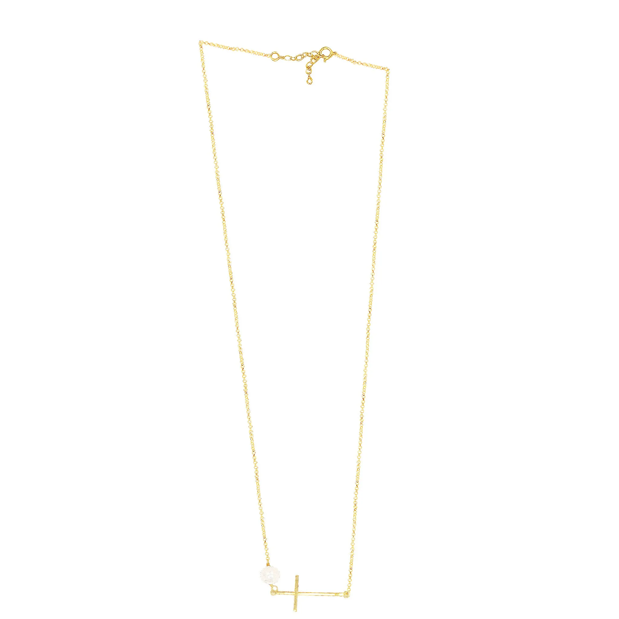 Sideways Cross Necklace sold by Sand Dollar