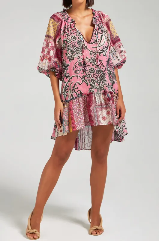 Alessia Kaftan Patch Rosa made by Sand Dollar