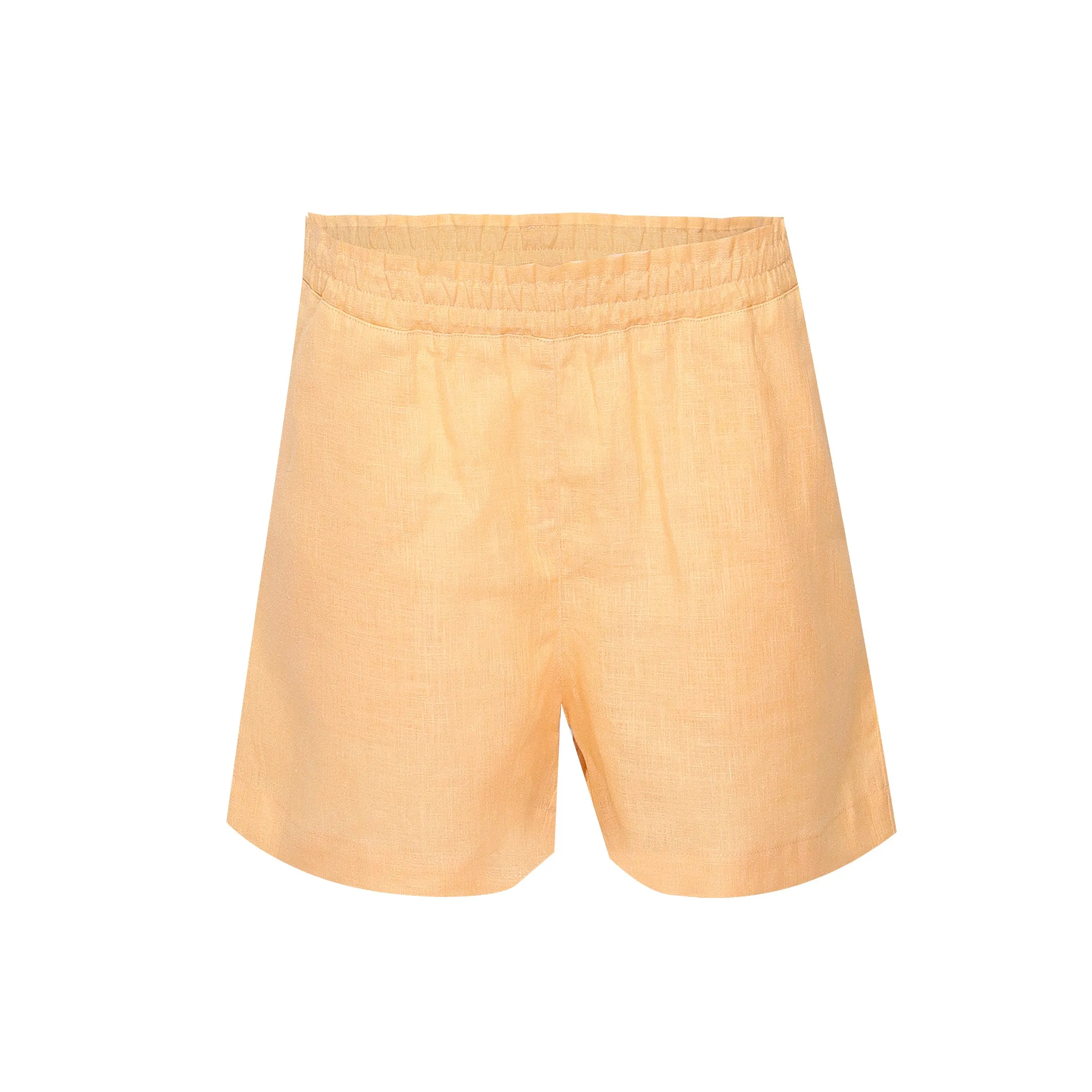 Sand Yellow Linen Shorts sold by Sand Dollar