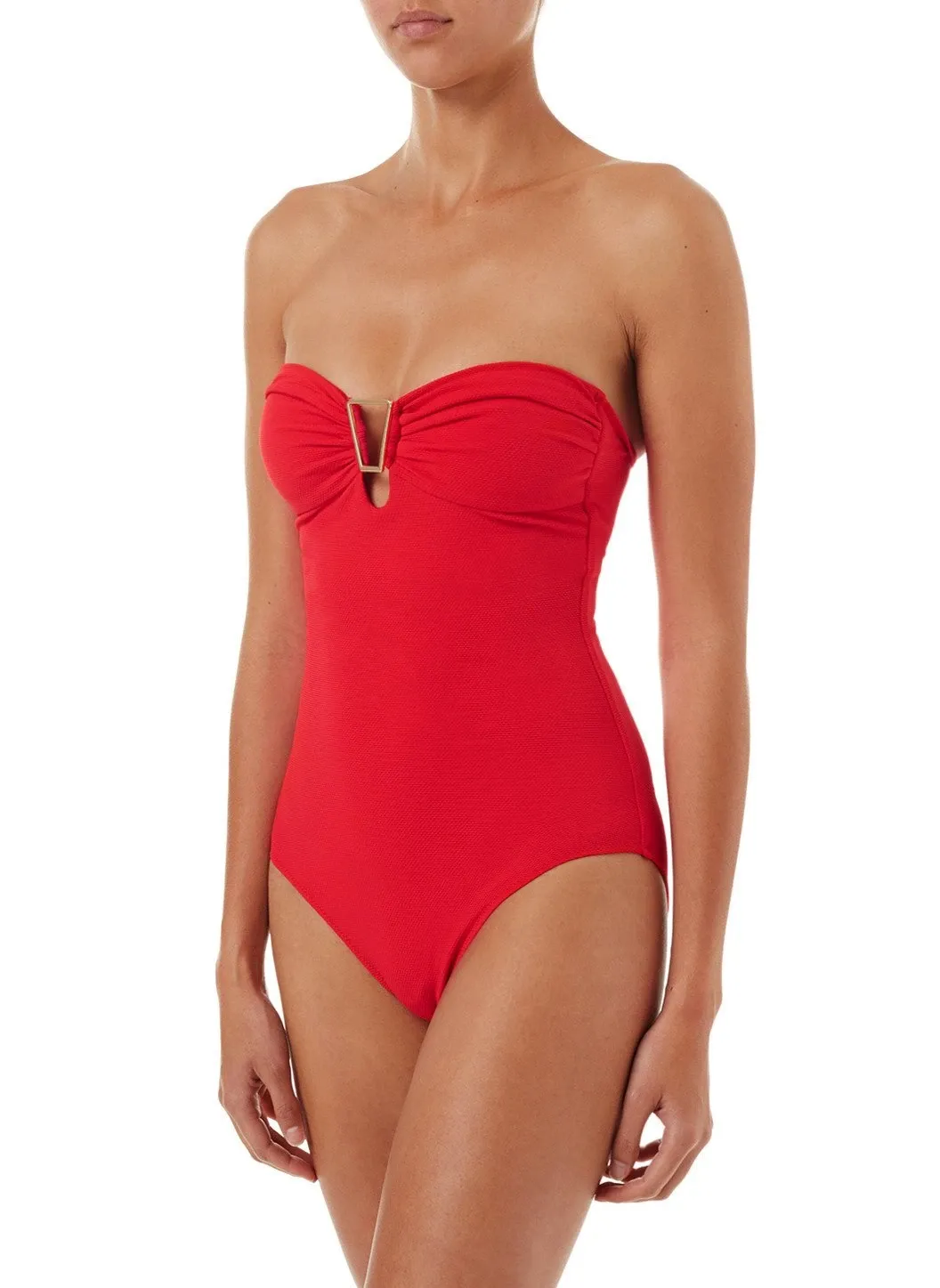 Melissa Odabash Argentina Bandeau U-Ring One Piece Red sold by Sand Dollar product image thumbnail 3