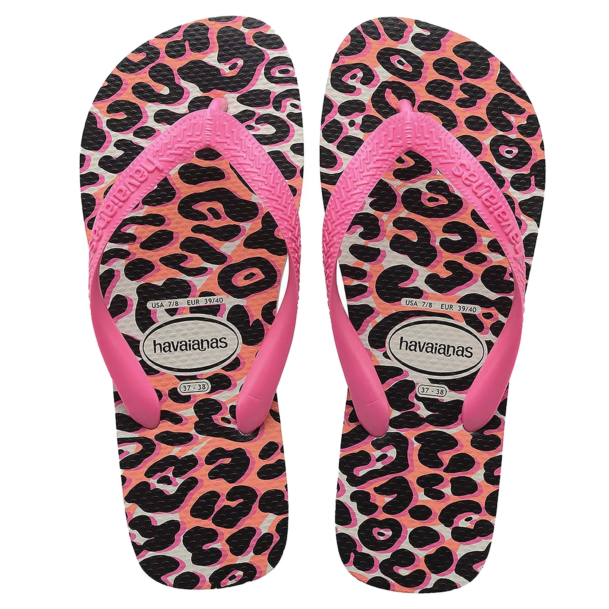 Havaianas Top Animal White Pink sold by Sand Dollar