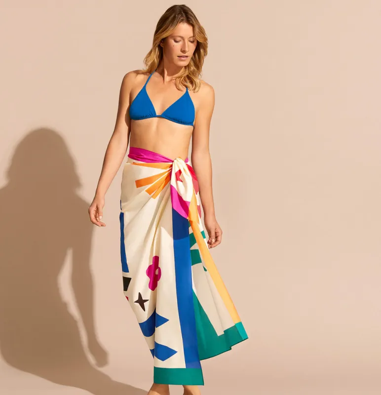 Womens Printed Sarong made by Eres
