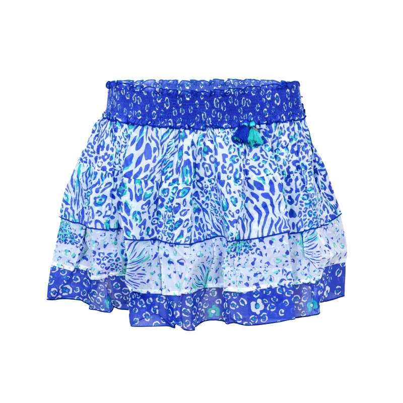 Mini Skirt Ariel Blue St. Tropez Cotton Mousseline sold by Sand Dollar