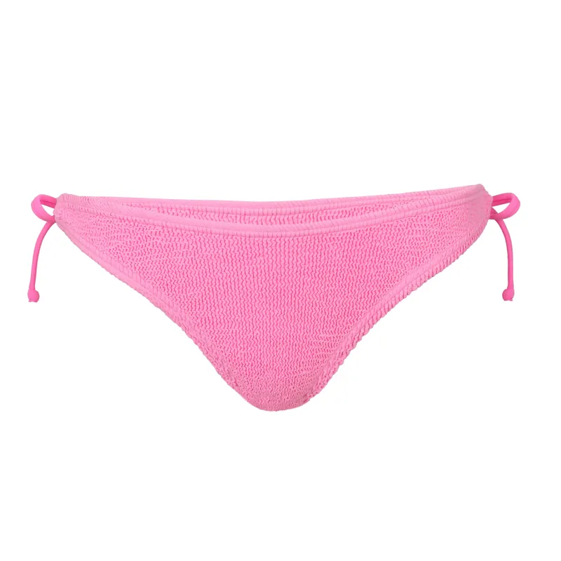 Jamaica Side Tie Bottoms Strawberry Pink made by Sand Dollar