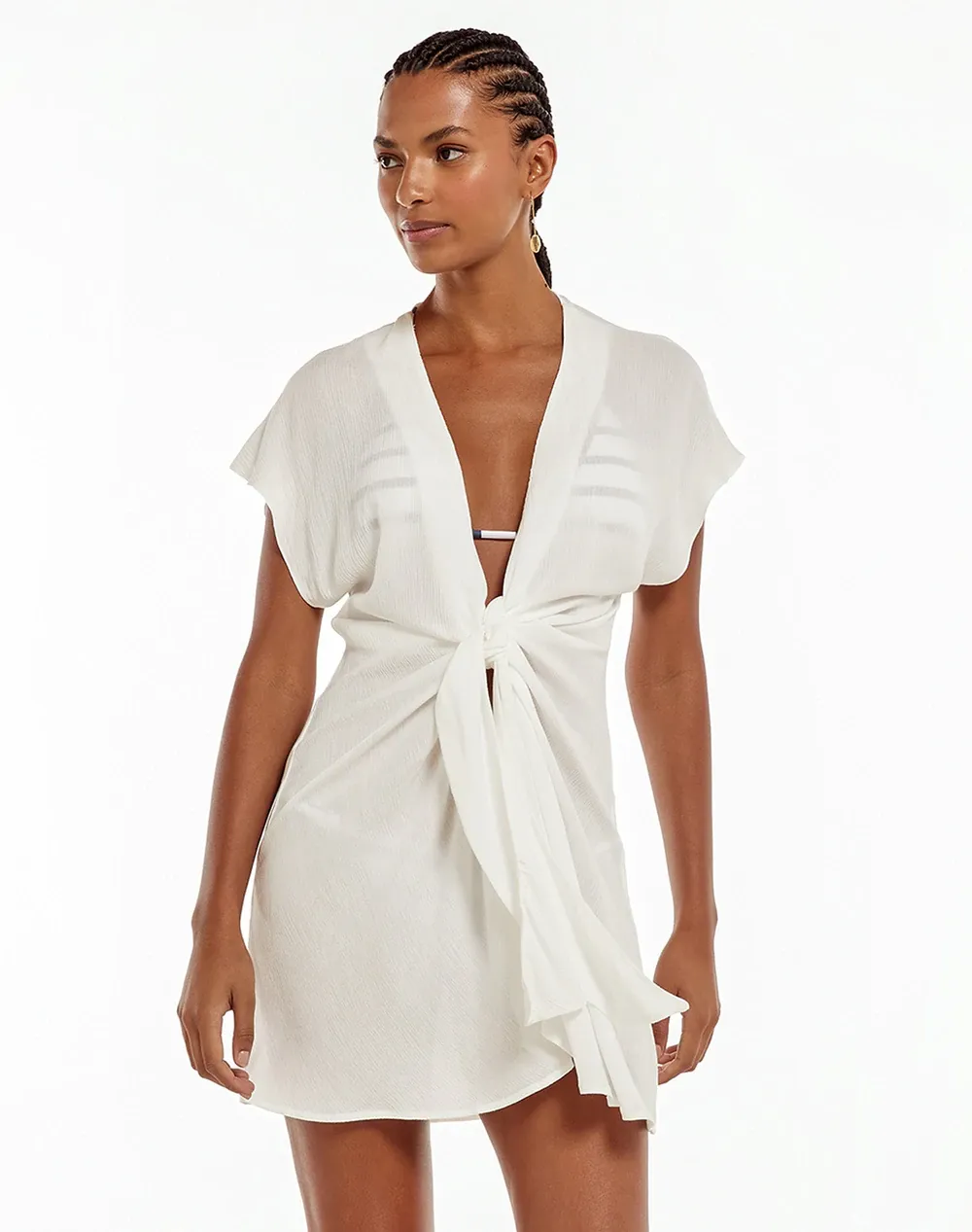 Solid Sasha Short Coverup sold by Sand Dollar