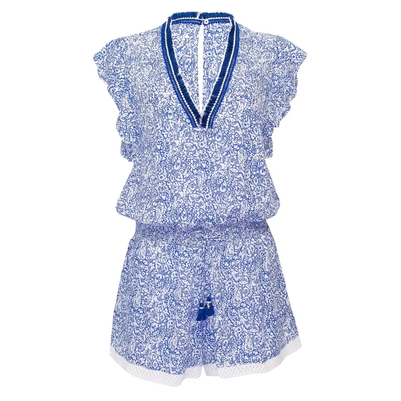 Short Jumpsuit Sasha Blue Canary sold by Sand Dollar