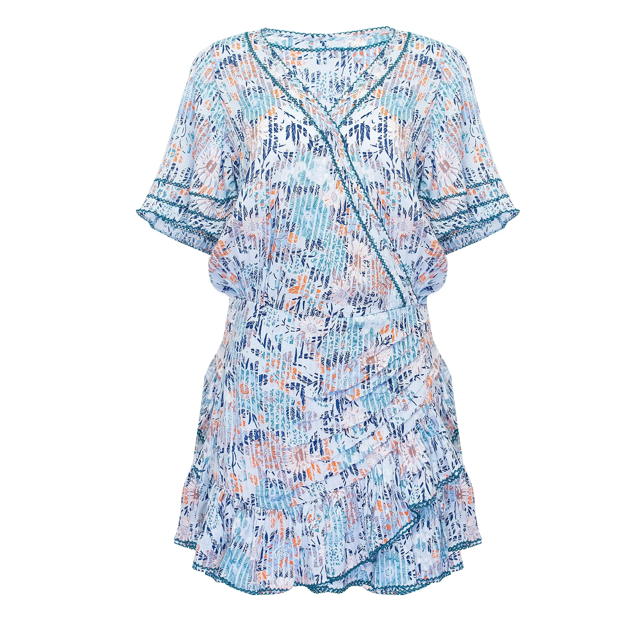 Mini Dress Mabelle Sky Blue Marigold sold by Sand Dollar