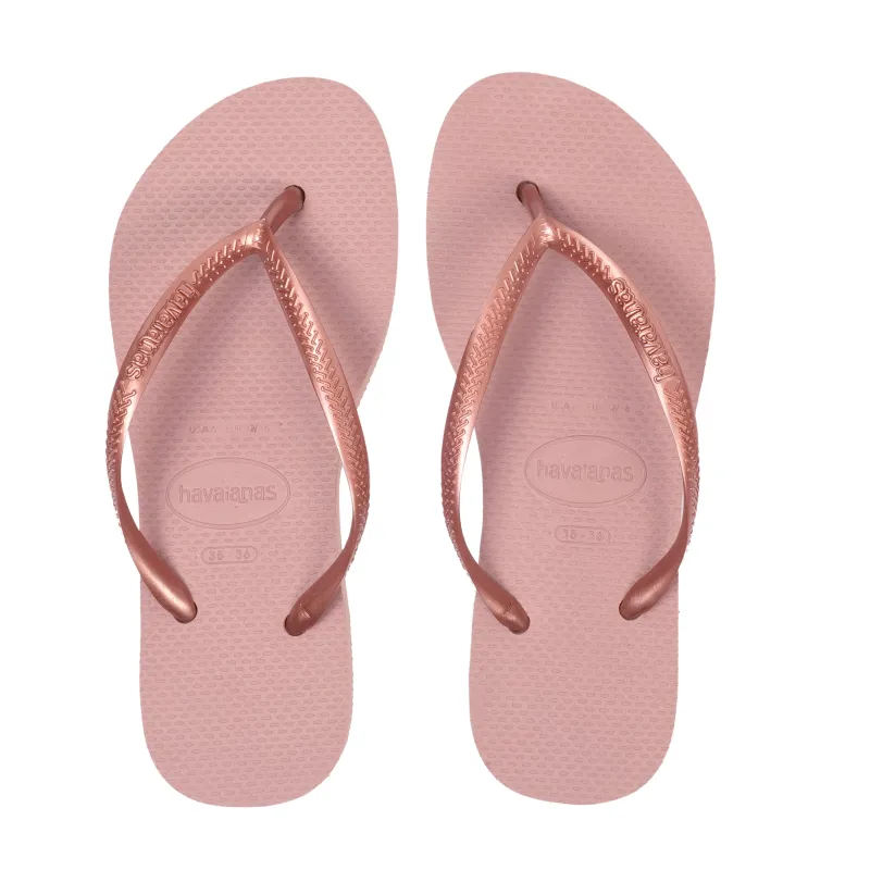Havaianas Slim Flat Form Wedges Crocus Rose made by Havaianas