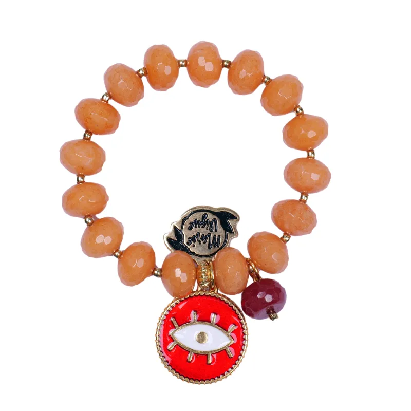 Sun Colour Bracelet Orange/Red sold by Sand Dollar
