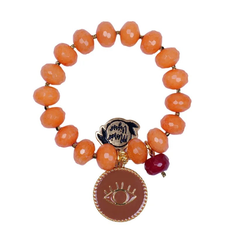Sun Colour Bracelet Orange/Beige sold by Sand Dollar