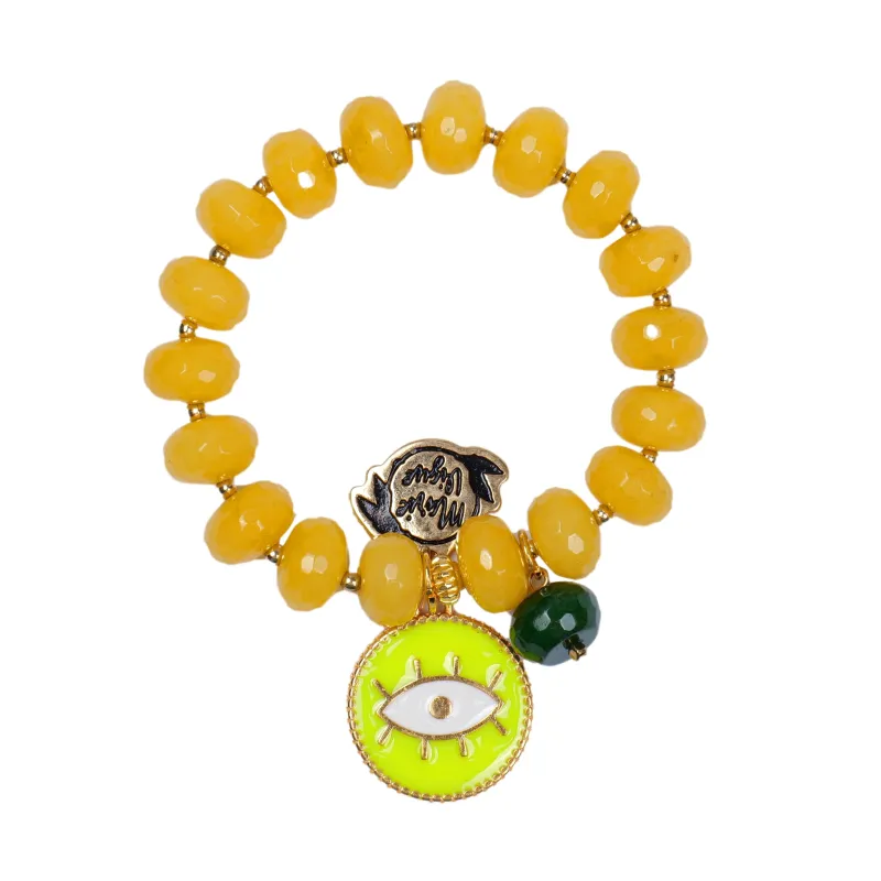 Sun Colour Bracelet Yellow/Neon Yellow made by Sand Dollar