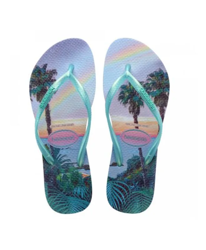 Havaianas Slim Paisage Quiet Lilac made by Sand Dollar