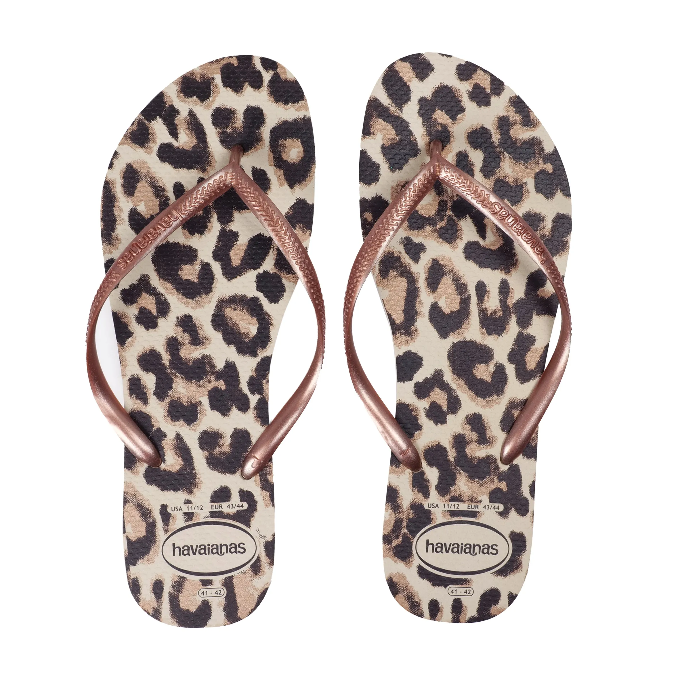 Havaianas Slim Animal Gold/Dark Brown sold by Sand Dollar