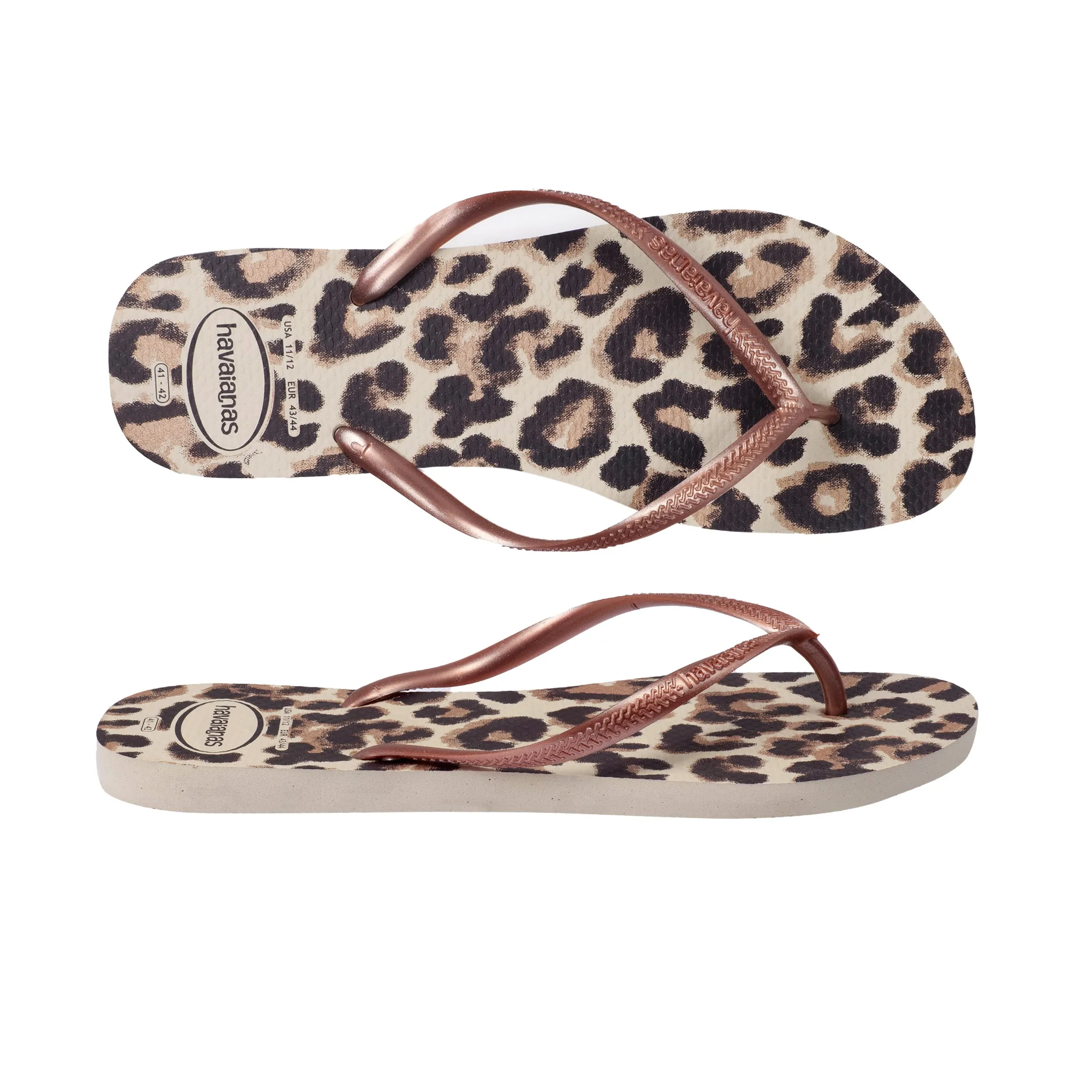 Havaianas Slim Animal Gold/Dark Brown sold by Sand Dollar product image thumbnail 2