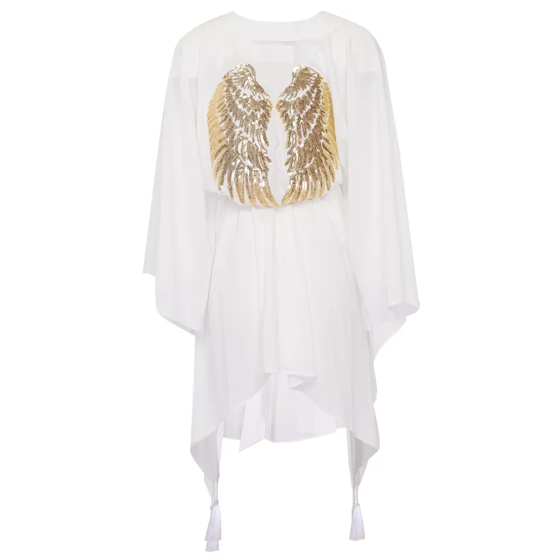 White Midi Kimono Wings made by Sand Dollar