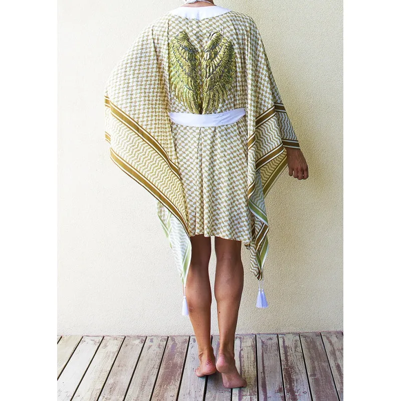 Hippie Chic Kimono Midi sold by Sand Dollar