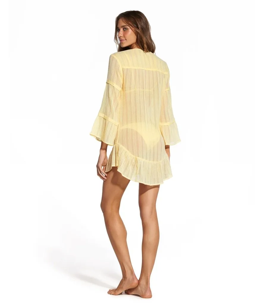 Solid Ruffle Tunic Yellow sold by Sand Dollar product image thumbnail 4