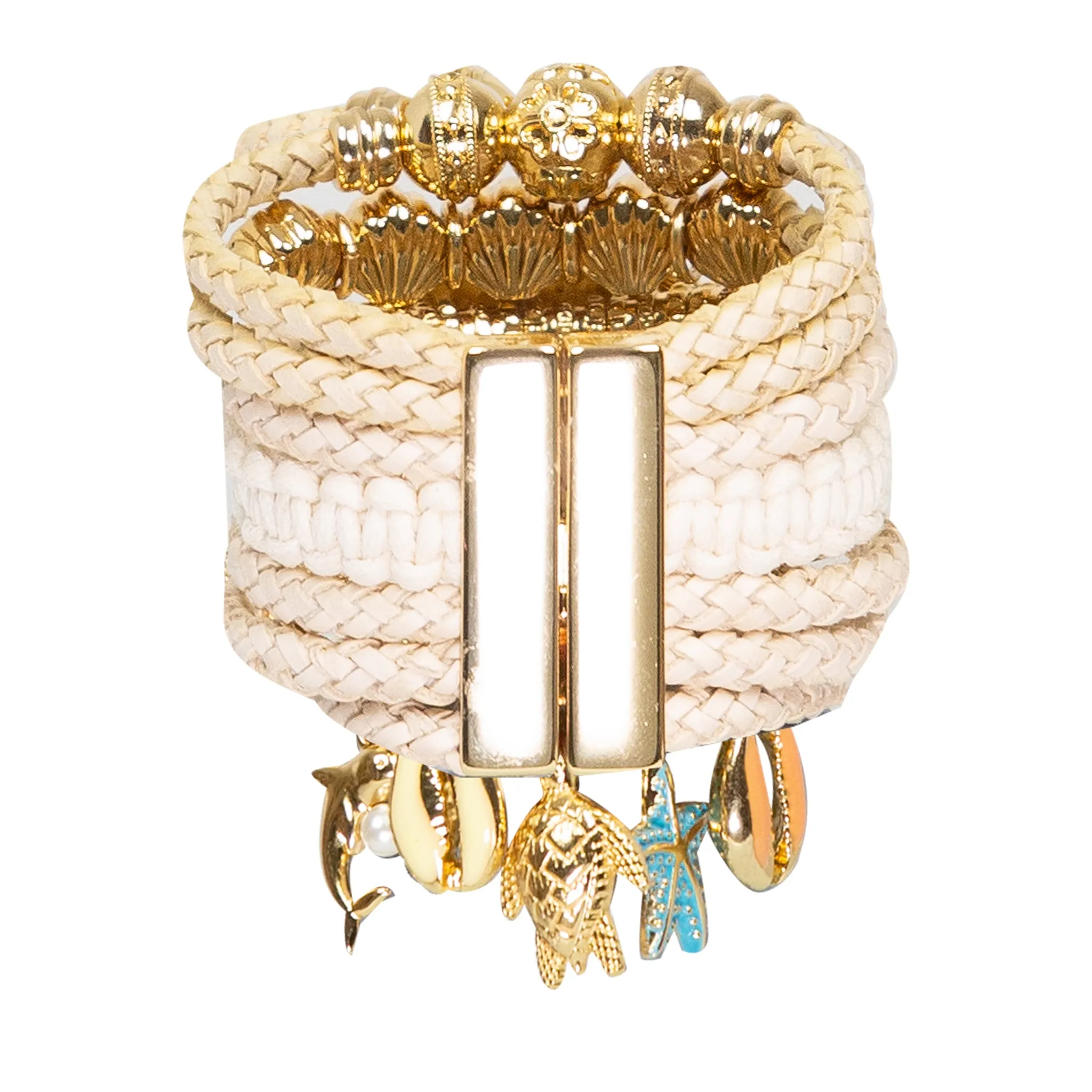 Gold Art Turquiose Shell Bracelet sold by Sand Dollar product image thumbnail 2