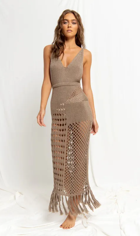 Rey Dress Fawn made by Sand Dollar