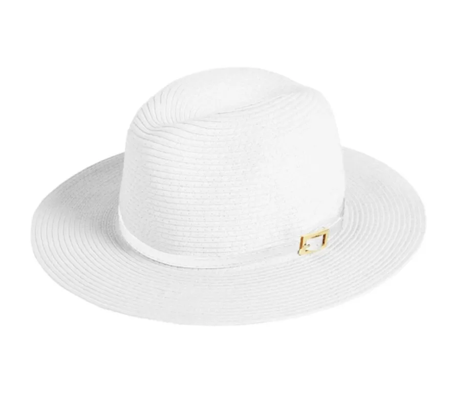 Fedora Hat White sold by Sand Dollar