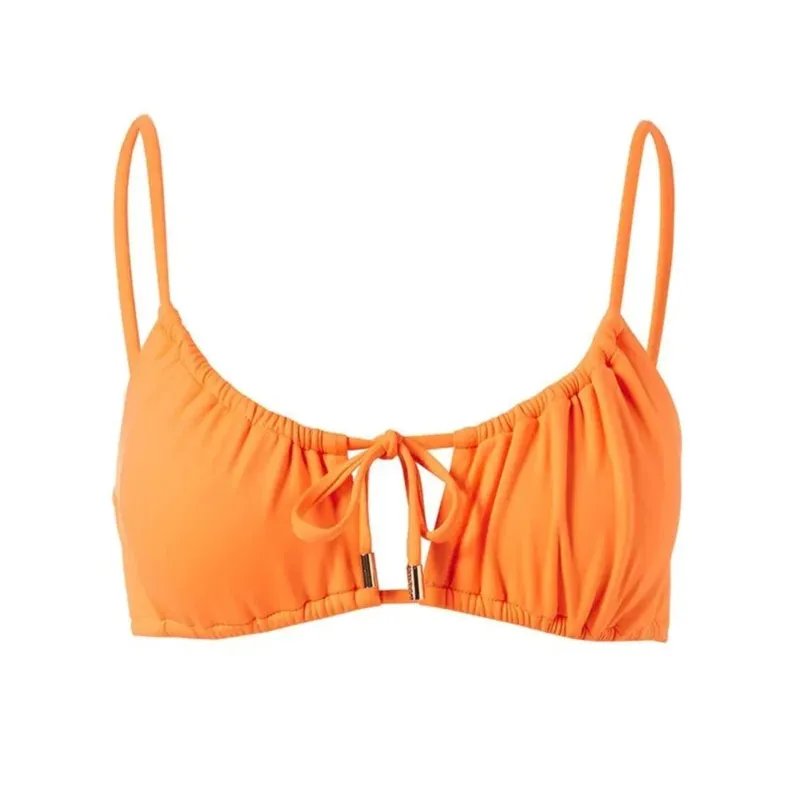 Egypt Orange Bikini Top sold by Sand Dollar