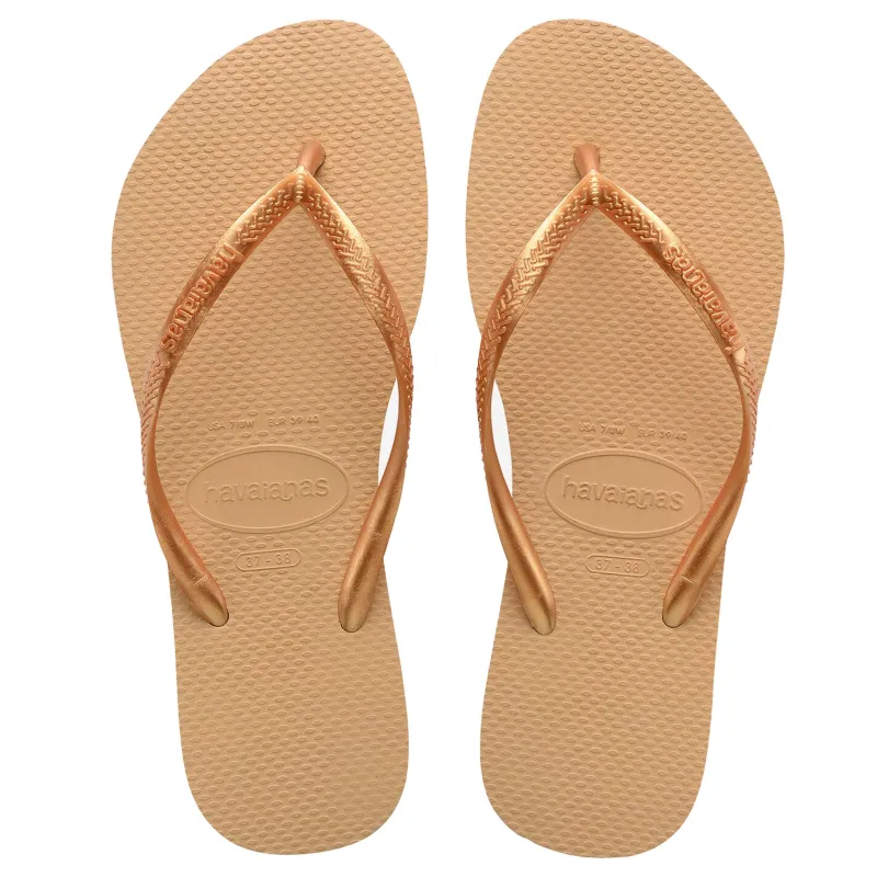 Havaianas Slim Golden sold by Sand Dollar