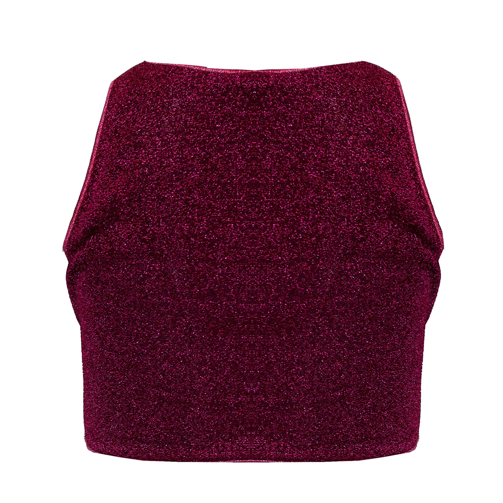 Lumiere Crop Top Dark Fuchsia sold by Sand Dollar product image thumbnail 2