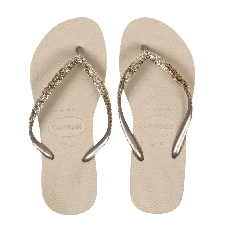Havaianas Slim Glitter II Sand Grey made by Havaianas