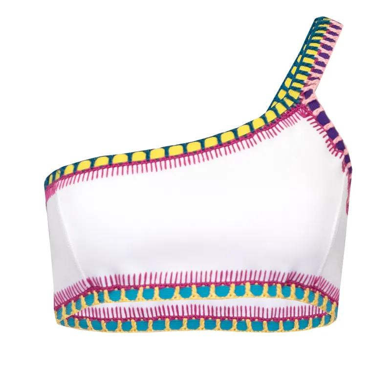 Yaz One Shoulder Top made by KIINI