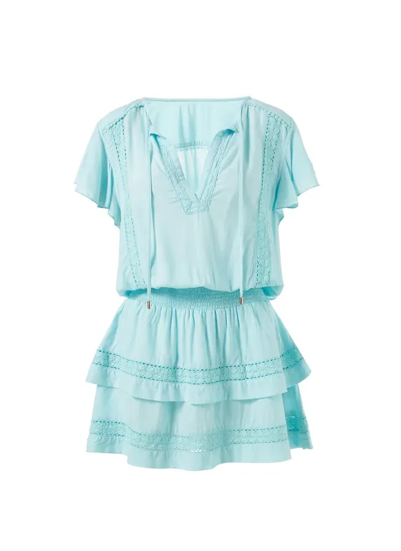 Georgie Sky Blue Dress made by Sand Dollar